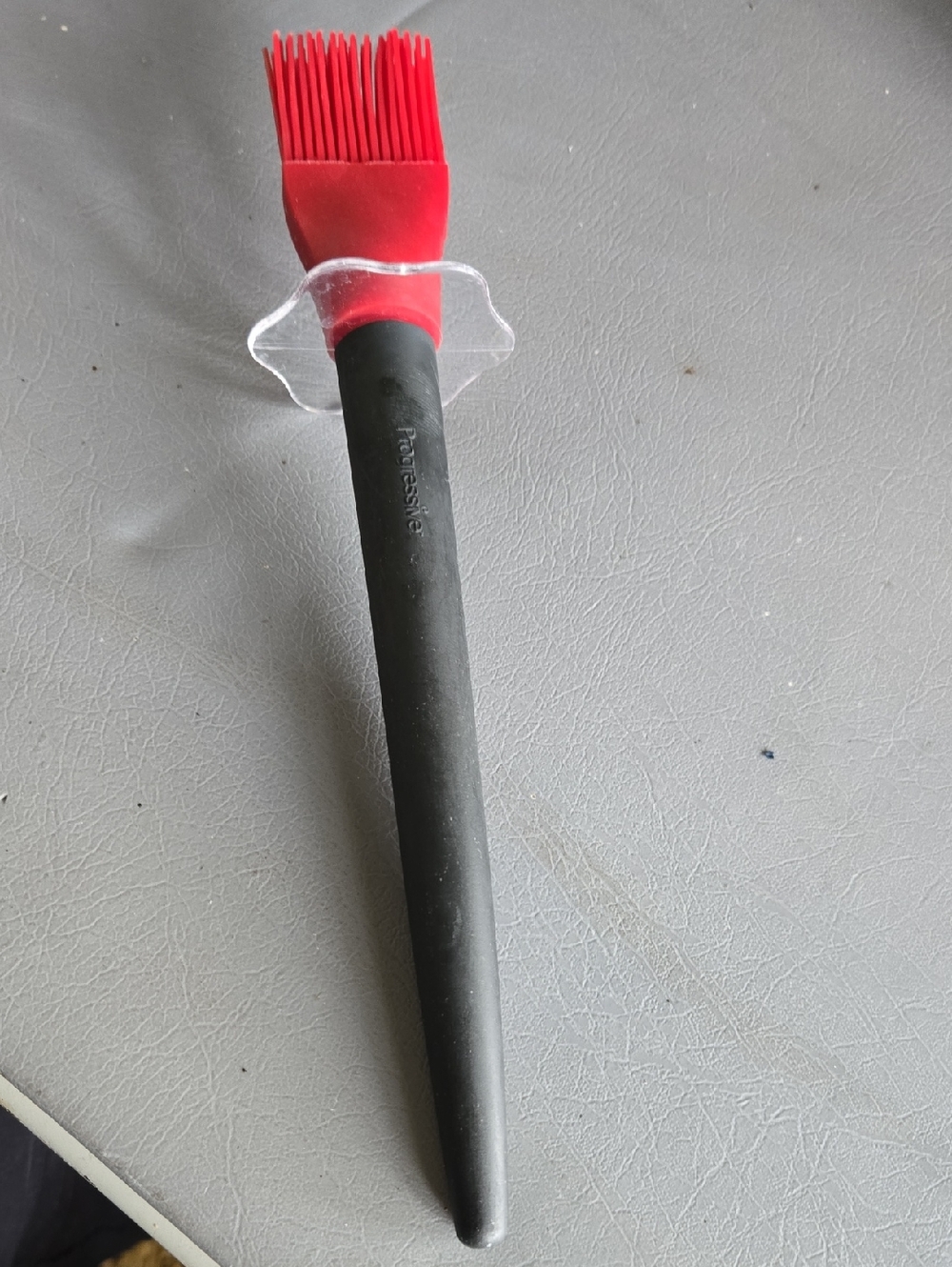 Red Silicone Basting Brush with Black Handle - Brand: Panasonic